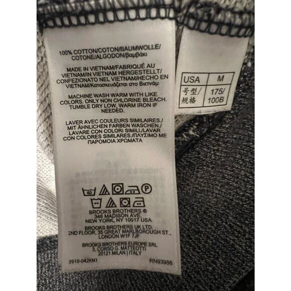 Brooks Brothers Red Fleece Men’s Pullover Sweater Long Sleeve Crew Neck Size M - Picture 7 of 8